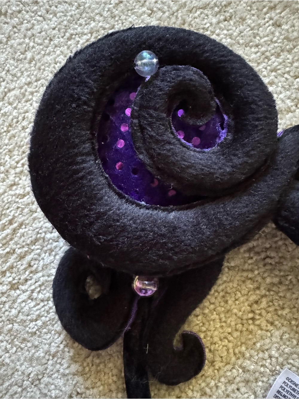 Disney Parks Authentic Disney Villain Sequined Ursula Mickey/Minnie Mouse Ears - Picture 5 of 12